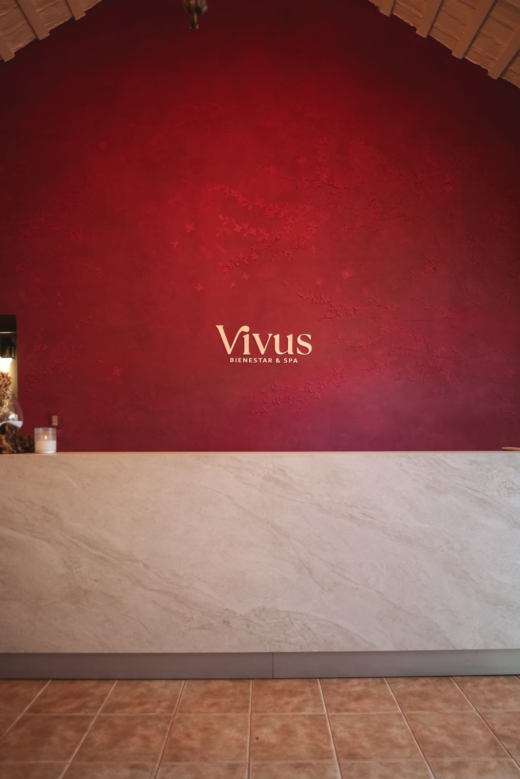 Recepción de Vivus Bienestar & Spa